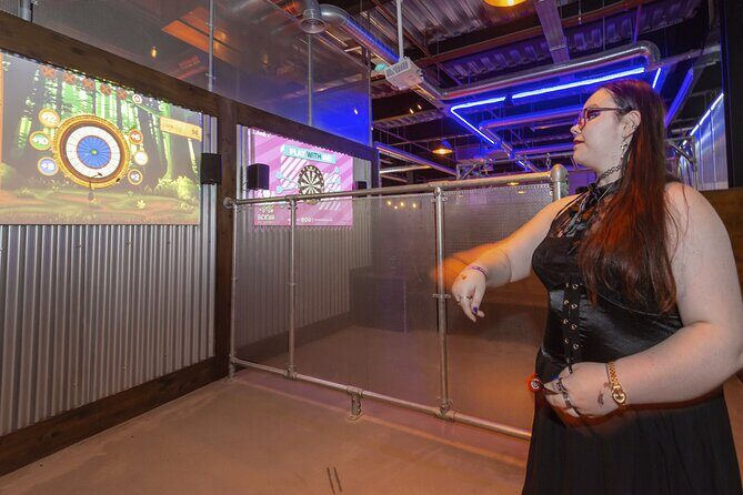 60-minute Augmented Reality Darts - The Details: Timing, Group Size, and Booking