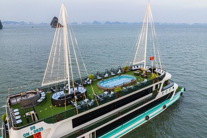 7 hours Luxury Unique Route Amethyst cruise - Exploring the Halong Bay Luxury Experience