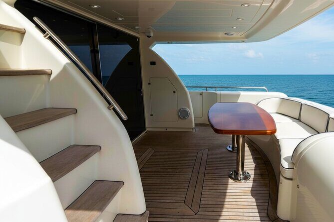 80ft Ulisse + Free Hour | Miami Yacht Rental | 3 - 8 Hrs | 13 ppl - Additional Perks and Considerations