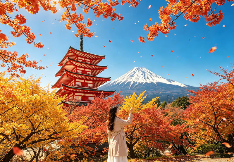 9-person small group tour | Six major photo spots at Mount Fuji | Arakurayama Sengen Park & Hinokawacho Clock Shop & Internet-famous Lawson & Oshino Hakkai & Lake Kawaguchiko & Lake Yamanakako | Departing from Tokyo - At a glance: six photo stops, one long day