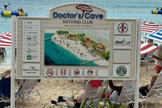 A day at the Beach at Doctor's Cave- Montego Bay with pickup - Key Points
