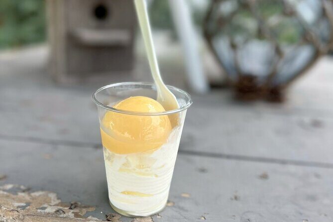 A Peach-Lovers Treat: Orchard Walk & Peach-Topped Soft Serve - A Peach-Lovers Treat: Orchard Walk & Peach-Topped Soft Serve