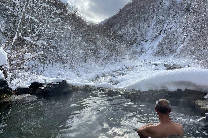 A Secret Wild Outdoor Bath Rotenburo experience from NAGANO - Key Points