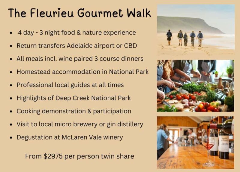 Adelaide: Fleurieu Gourmet 4-Day Walking Tour - Final thoughts