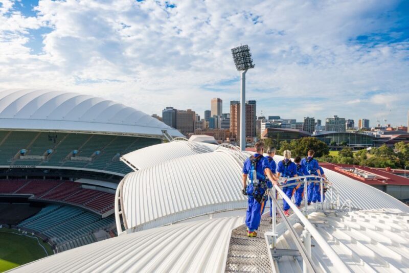 Adelaide: Rooftop Climbing Experience of the Adelaide Oval - An In-Depth Look at the Adelaide Rooftop Climb Experience
