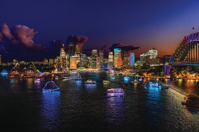 Admission to Vivid Dinner Cruise in Sydney - Key Points