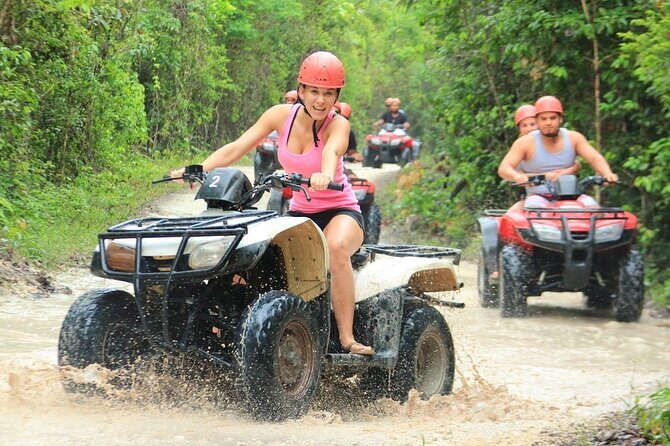 Adrenaline day ATV, Cenote, zipline From Playa del Carmen & Tulum - Unleashing Adventure: ATV, Cenote, and Zipline Tour from Playa del Carmen & Tulum