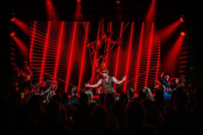 Adult Comedy Show & Cirque Live Performance at Woolworth Theatre - Key Points