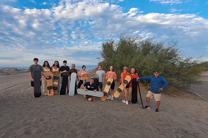 Adventure in vehicles terrain sandboarding the Dunes of Mogote - Key Points