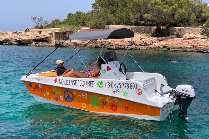 Adventurecat Full day tour - Boat Rental - No license required - An authentic way to explore Ibiza’s coast