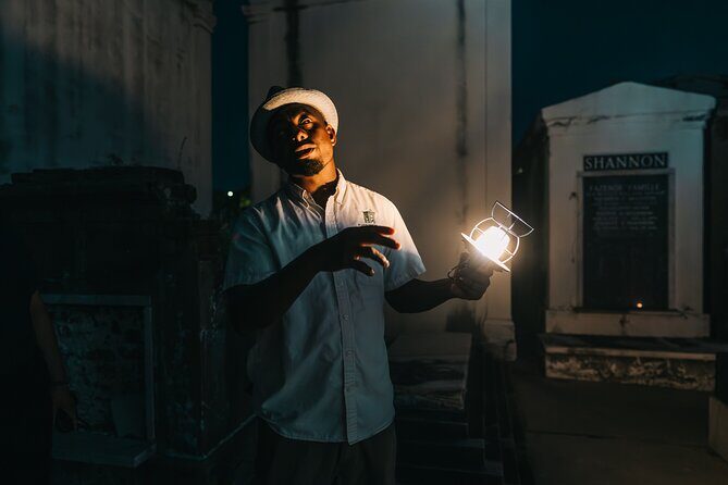 After-Dark Historical Night Tour of St. Louis Cemetery No. 1 - Key Points