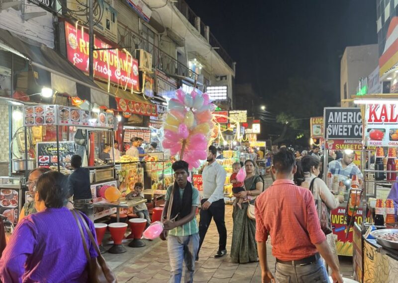 Agra: Food Market Night Tour by Tuk-Tuk - Key Points
