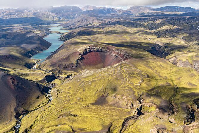 Airplane Sightseeing flight over Laki craters and highland - First Impressions: Flying Over Iceland’s Lava Fields and Glaciers