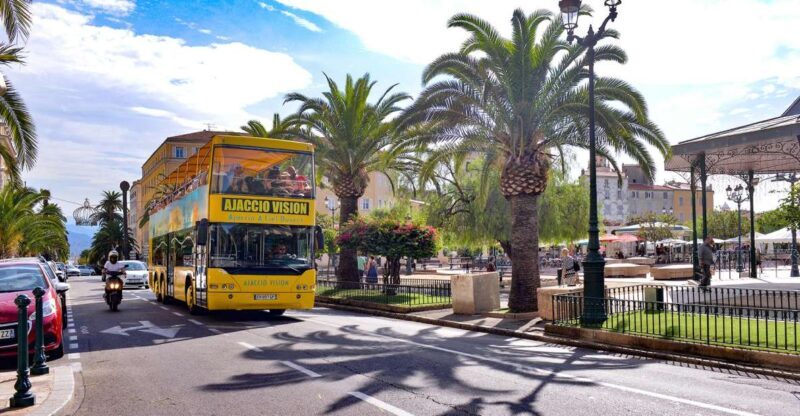 Ajaccio: Town Highlights and Coast Open-Top Bus Tour - Transport and Comfort