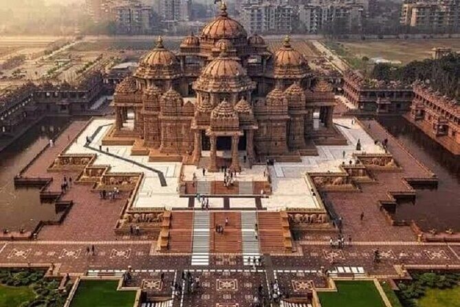 Akshardham Evening & Morning tour exhibition water fountain Show - The Sum Up