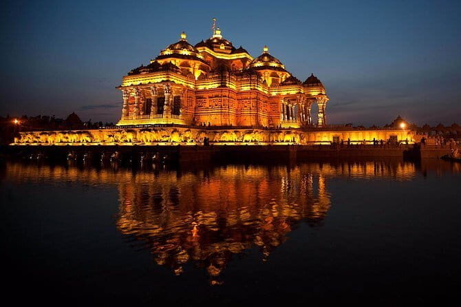 Akshardham Temple Exhibition Light and Water Show with Transfers - Key Points