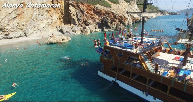 Alanya Catamaran Boat Trip with Swim Stops & Sunbathing - Discover the Best of Alanya’s Coast on a Catamaran Boat Trip