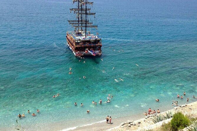 Alanya Catamaran Boat with Swimming and Snorkelling Activity - Key Points