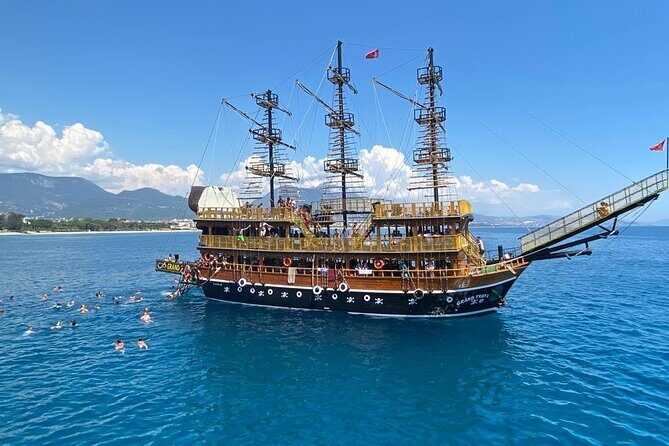 Alanya Grand Pirate Boat Tour with Lunch, Soft Drinks & Transfer - FAQ