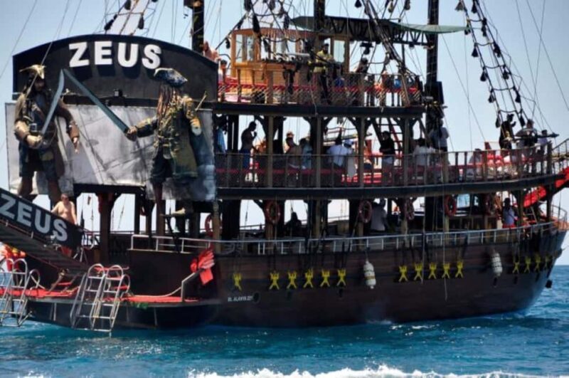 Alanya: Luxury Mega Pirate Boat W/ Lunch, Drinks & Transfer - An Authentic Day on the Water in Alanya: Pirate Boat Tour with Lunch and Transfers