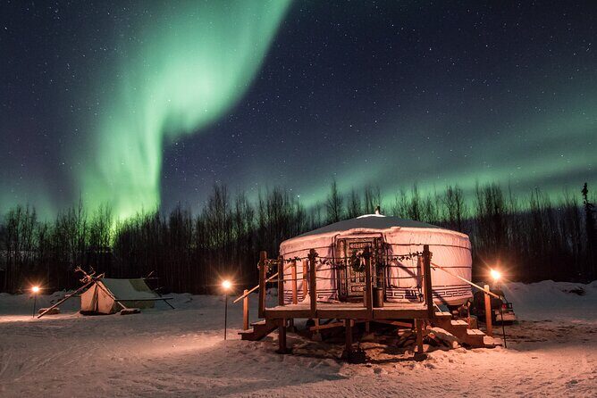 Alaskan Escape: Aurora Viewing & Dog Sledding Adventure Fairbanks - A Nighttime Alaska Experience: Aurora Viewing & Dog Sledding in Fairbanks