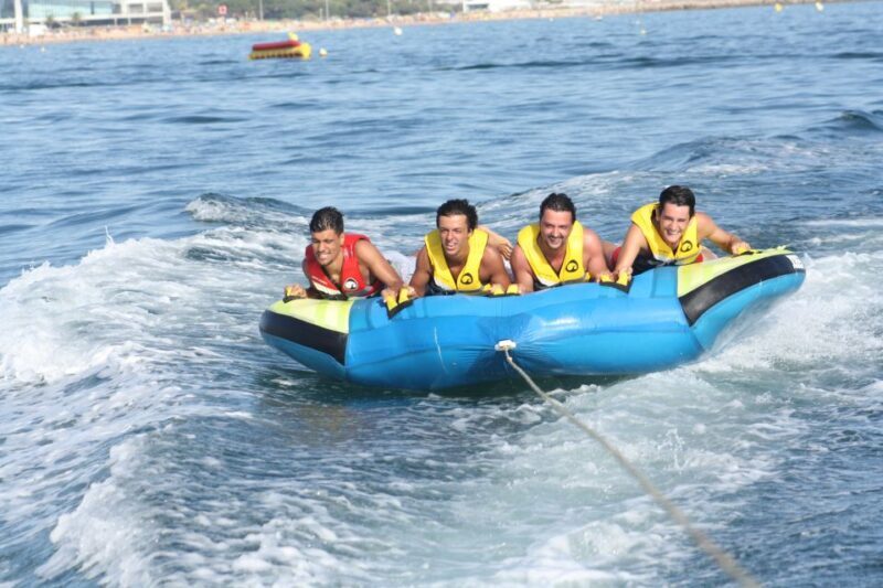 Albufeira: 10-Minute Crazy-Cookie Boat Ride - The Sum Up