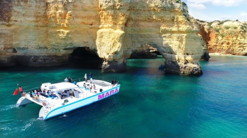 Albufeira: Catamaran Cruise with BBQ & Open Bar on the Beach - Experience the Algarve Coast on a Catamaran: Caves, Beaches, and Barbecue