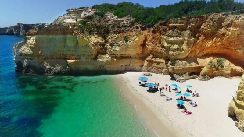 Albufeira: Catamaran Cruise with BBQ & Open Bar on the Beach - The Beach BBQ and Relaxation