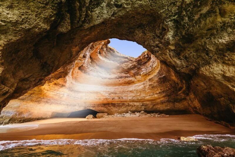 Albufeira: Dolphin Watching and Benagil Cave Boat Cruise - A Refreshing Sea Swim and Watching Dolphins