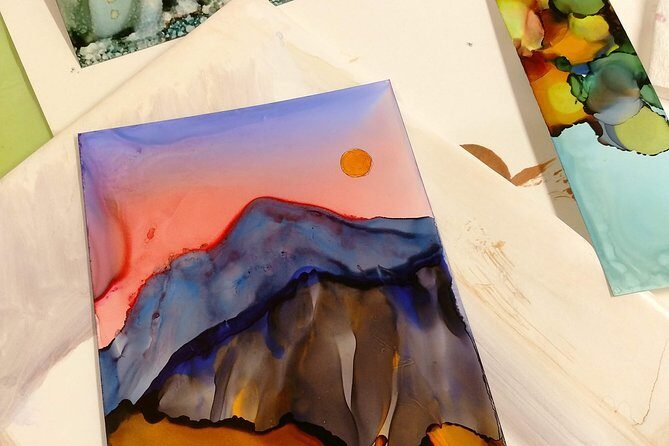 Alcohol Ink Landscape Art Class in Estes Park - Who Should Sign Up?
