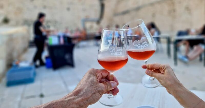 Alicante: Santa Bárbara Castle Alicante Rosé Wine Tasting - The Tasting Experience