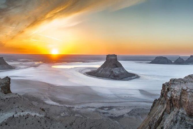 Alien landscapes of Mangistau with one of a kind Salty Hollow of Karyn Zharyk - Exploring the Magnificent Landscapes of Mangistau