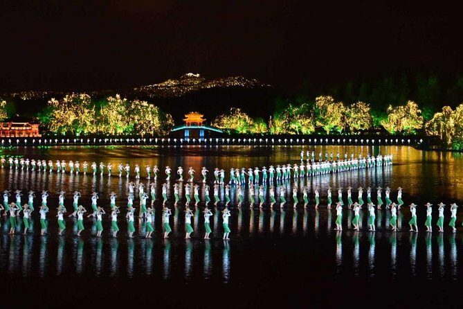 All Inclusive Night Tour with Impression West Lake Show VIP Ticket and Dinner - Key Points