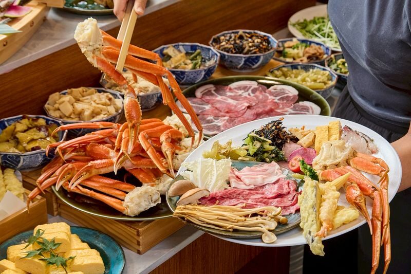 All-You-Can-Eat Crab, Wagyu & Sushi in Shinsaibashi- Kaniya Maruhana - A crab feast in central Osaka