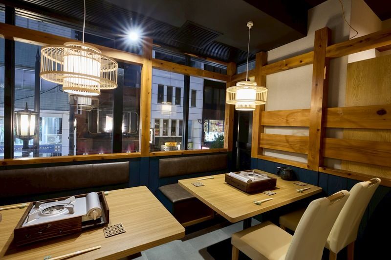 All-You-Can-Eat Crab, Wagyu & Sushi in Shinsaibashi- Kaniya Maruhana - The first serving and the QR-code orders
