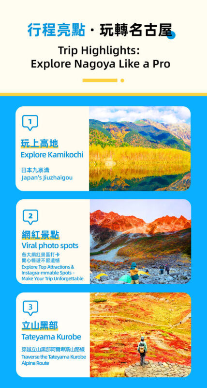 Alps - Tateyama Kurobe & Kamikochi Autumn Foliage Limited 2-Day Tour - Guaranteed transportation tickets and mountain entry guaranteed (Departing from Nagoya) - What the ticket arrangement really means