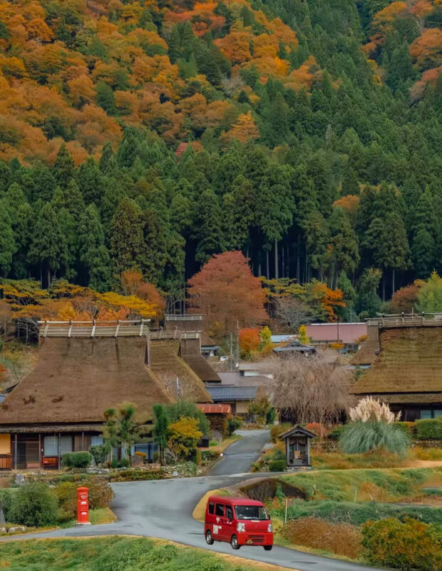 Amanohashidate & Ine no Funaya & Miyama One-Day Tour (Cable car + Ine boat ticket optional, departs from Osaka) - Three very different stops in northern Kyoto
