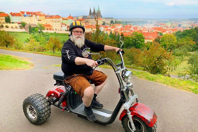 Amazing !!! Electric Trike Tour of Prague, live guide included - Discover Prague on a Comfortable Electric Trike Tour
