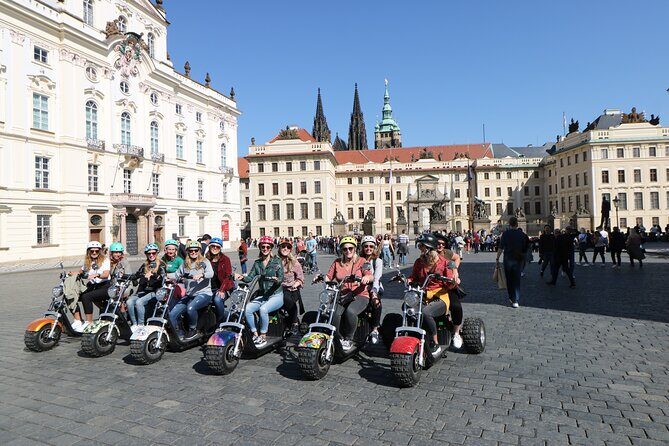 Amazing !!! Electric Trike Tour of Prague, live guide included - Key Points