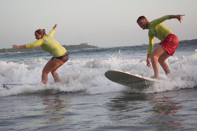 Amazing Surf Lessons on a Secluded Beach with Ocean Village Tour - Key Points