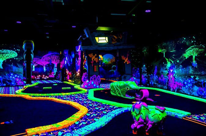 American Dream Black Light Indoor Mini Golf Ticket - The Sum Up
