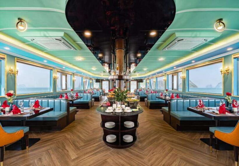 Amethyst Luxury Day Cruise Explore Halong Bay, Island, Caves - FAQ