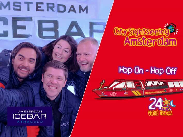Amsterdam: 24-Hour Hop-On Hop-Off Boat and XtraCold Icebar - Who Would Love This Tour?