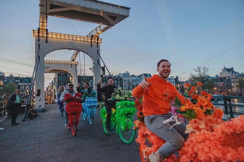 Amsterdam: City Centre, Guided Bike Tour on Flower Bikes - The Itinerary in Detail