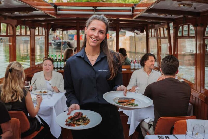 Amsterdam: High-End 3-Course Dinner Canal Cruise - Frequently Asked Questions
