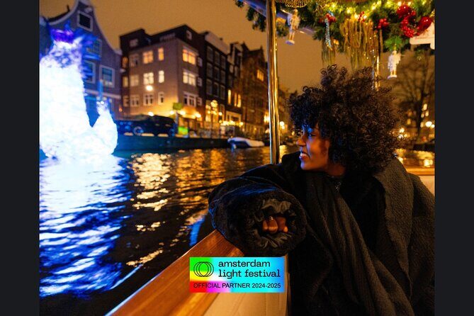 Amsterdam Light Festival: Canal Cruise Luxury Boat - The Itinerary in Detail