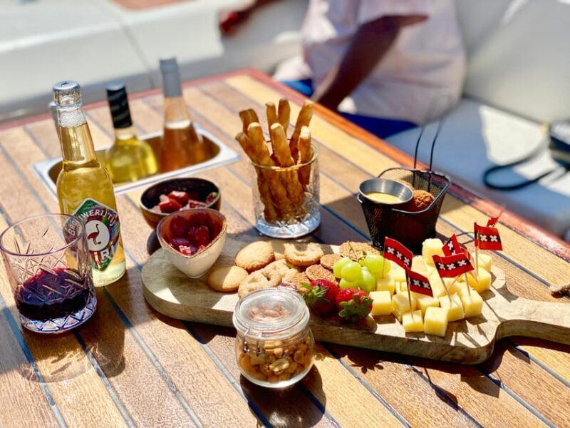 Amsterdam Small-Group Canal Cruise Including Snacks/Drinks - Breakdown of the Itinerary