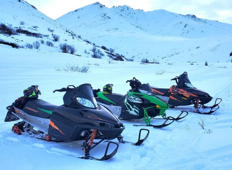 Anchorage: Snowmobile Adventure with Transportation - Exploring the Alaskan Backcountry on a Snowmobile