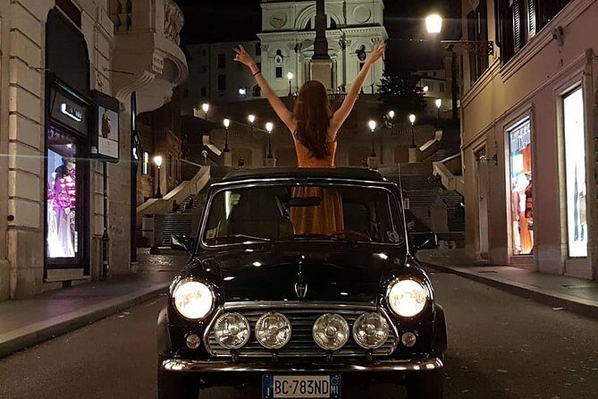 Ancient Tour of Rome by Mini Cooper Classic Cabrio with Aperitif - The Sum Up