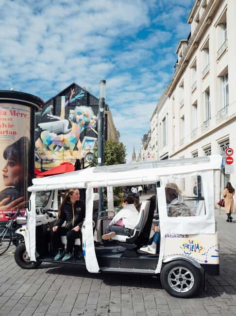 Angers: Street Art ride in an electric Tuk Tuk - Exploring Angers in Style: The Electric Tuk-Tuk Street Art Tour